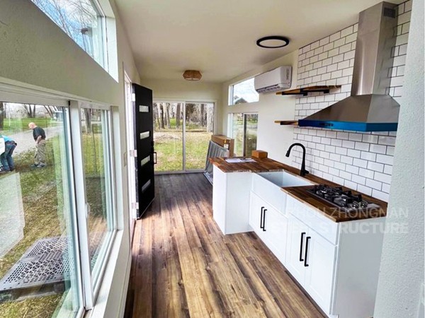 container homes with kitchen