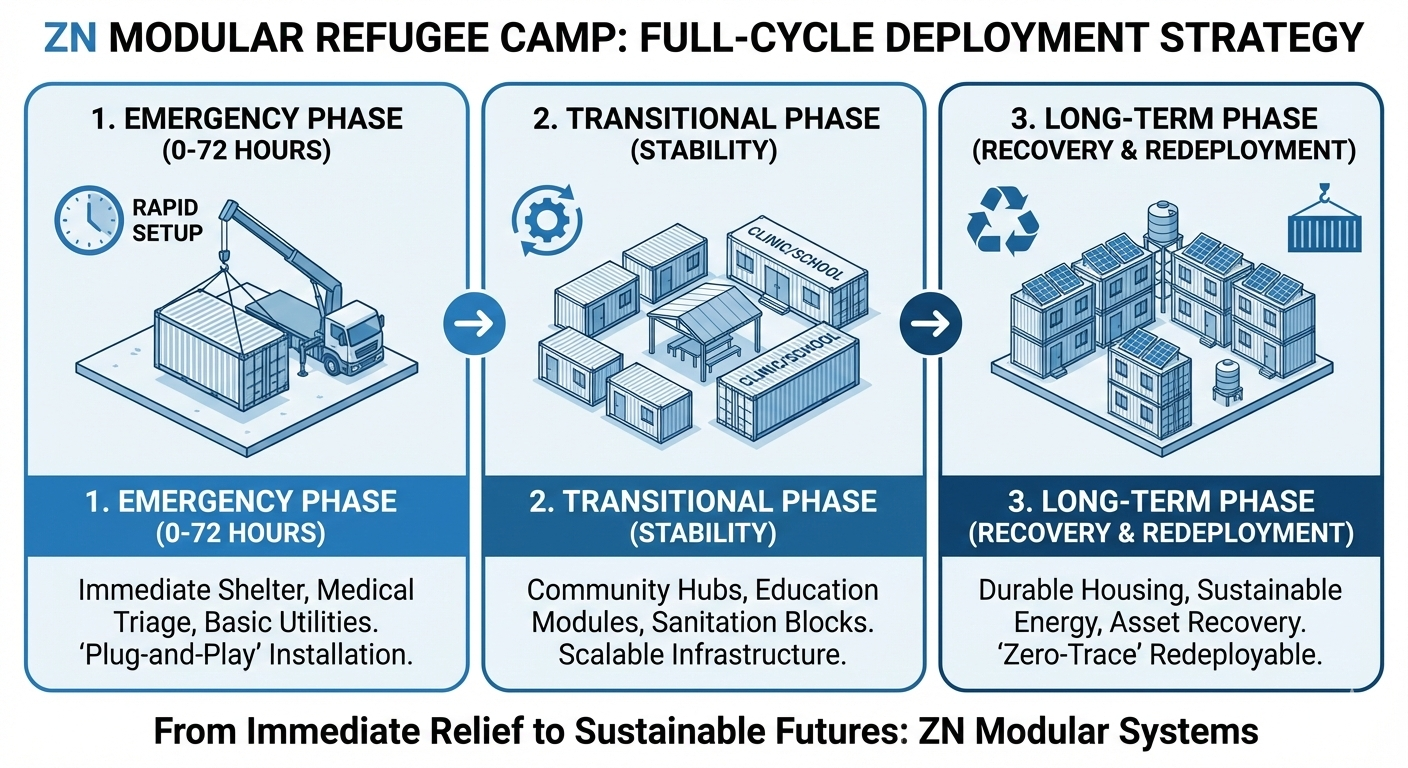 Från katastrofinsatser till urban motståndskraft: En humanitär lösning med full cykel