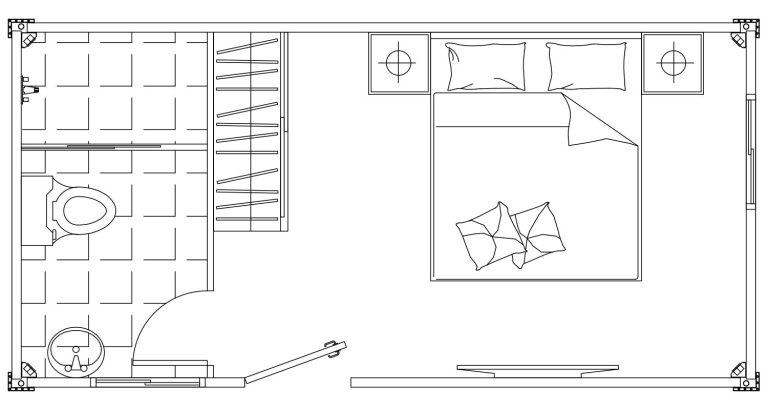 size of container homes