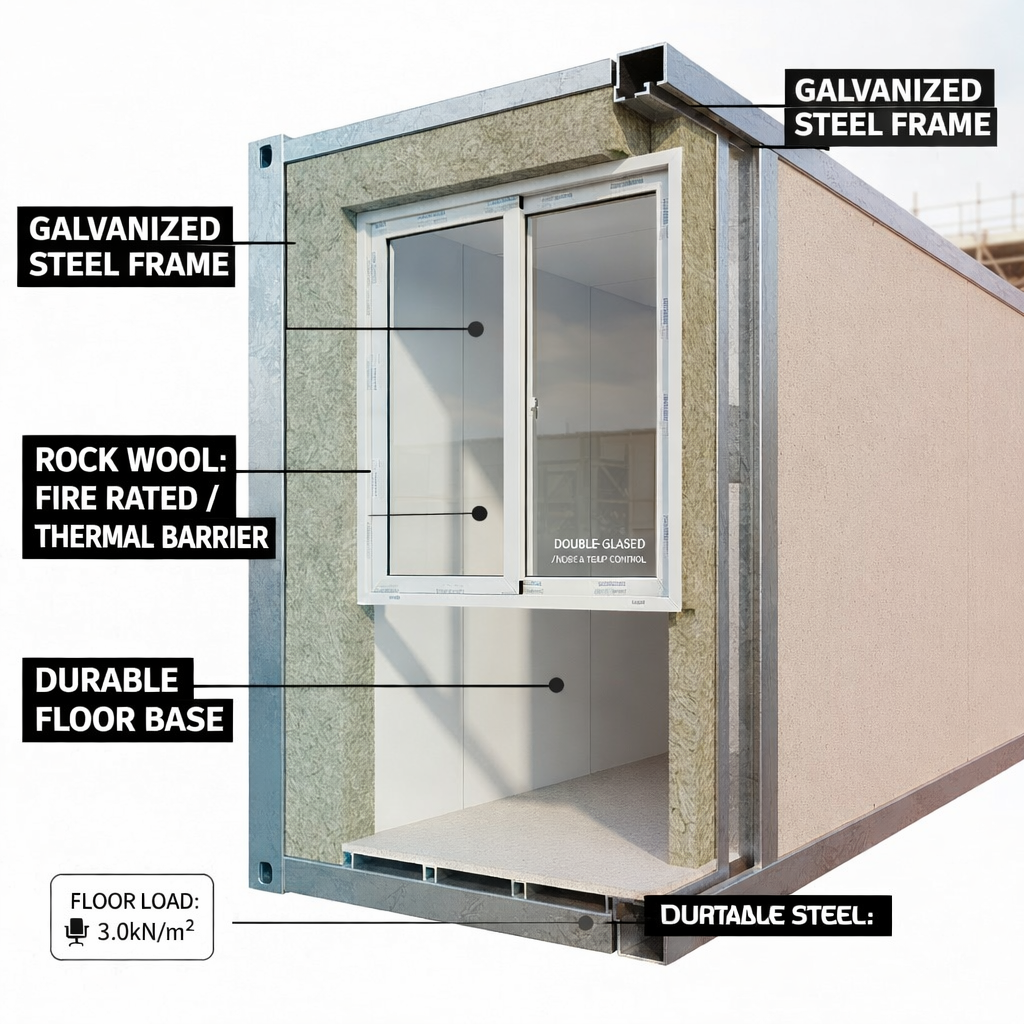 Modular Container Office frame