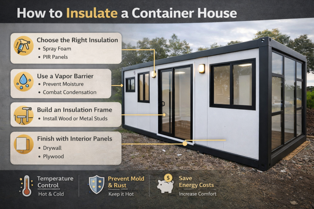 How to Insulate a Container House