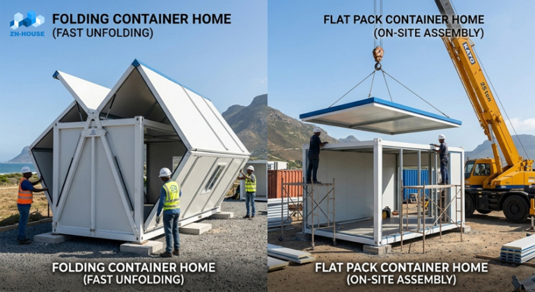 Flat Pack vs. Folding Container Homes