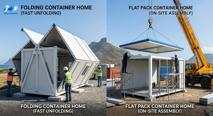 Flat Pack vs. Folding Container Homes