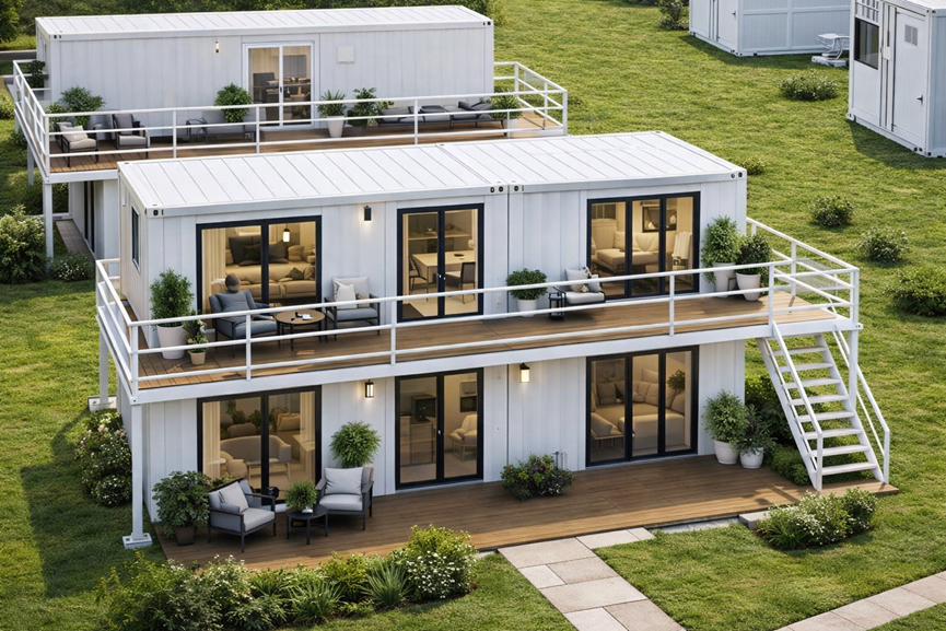 A Two-storied Container House Manufactured by ZN House