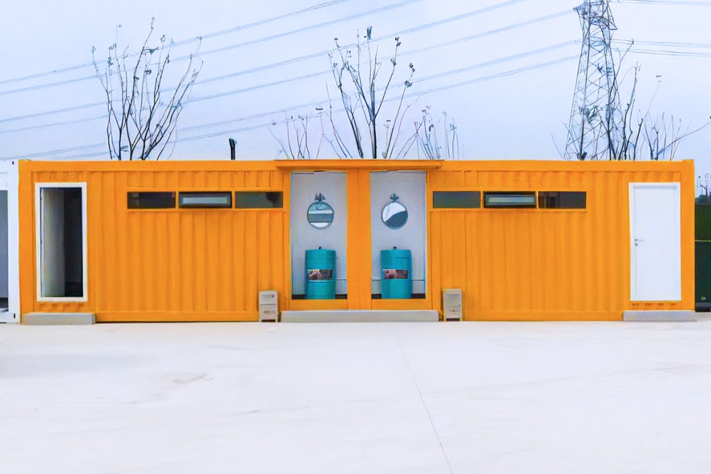 Flat Pack Container Restroom Units