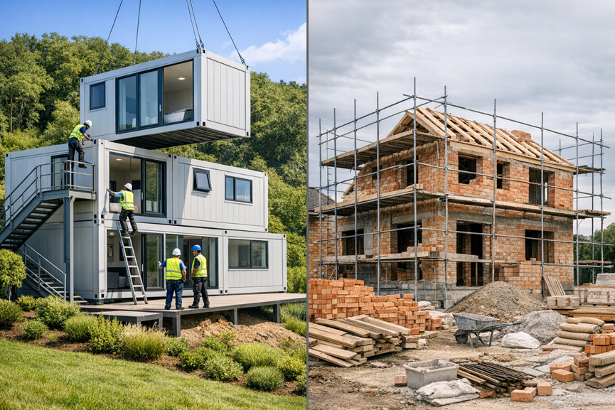 Prefab Houses vs Traditional Construction