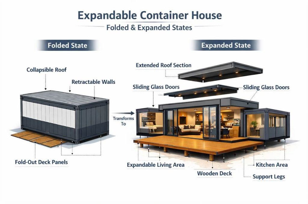 Expandable Container House