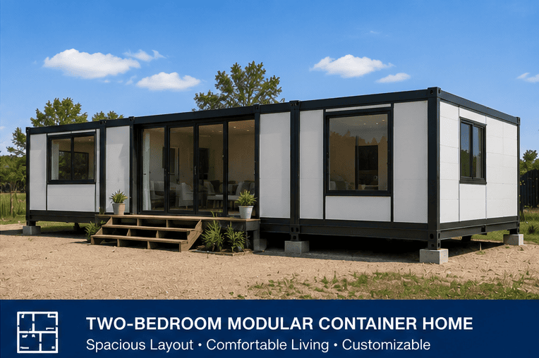 Two-Bedroom Modular Container Home​