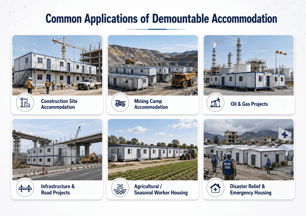 Common Applications of Demountable Accommodation