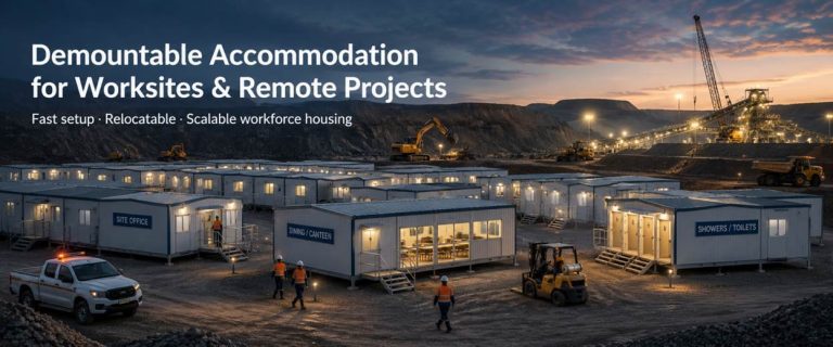 What Is Demountable Accommodation? A Guide for Worksites and Remote Projects