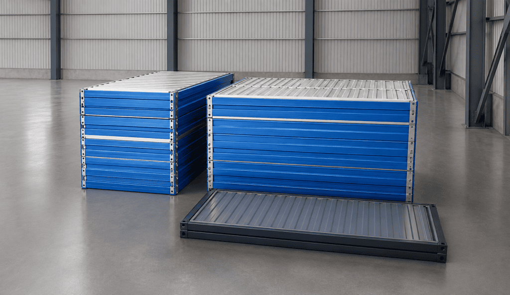 Flat Pack Container House_Flat Condition