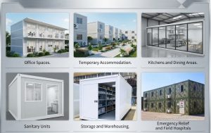 Folding Container House for various purposes